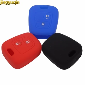 

Jingyuqin 30PCS Silicone Car Key Case Cover For Citroen C1 C2 C3 Pluriel C4 C5 C8 Xsara Picasso Peugeot 206 307 207 408 No Logo