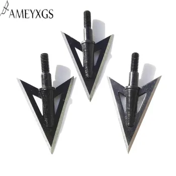 

6pcs Archery Arrow Universal Metal Arrowheads With Sharp Blades For Crossbow Compound Bow Arrows Outdoor Shooting Accessories