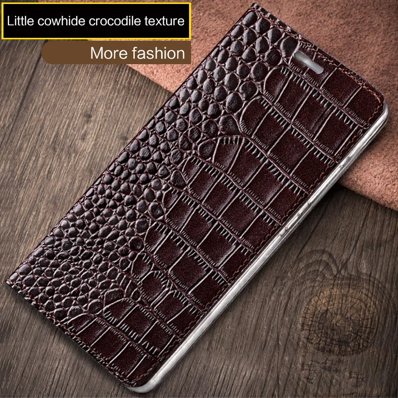 Genuine leather Phone Case For Oneplus 7 7T 6 6T Pro 5 5T 3 3T oneplus 7TPRO 7PRO Cowhide Crocodile Texture Cover | Мобильные
