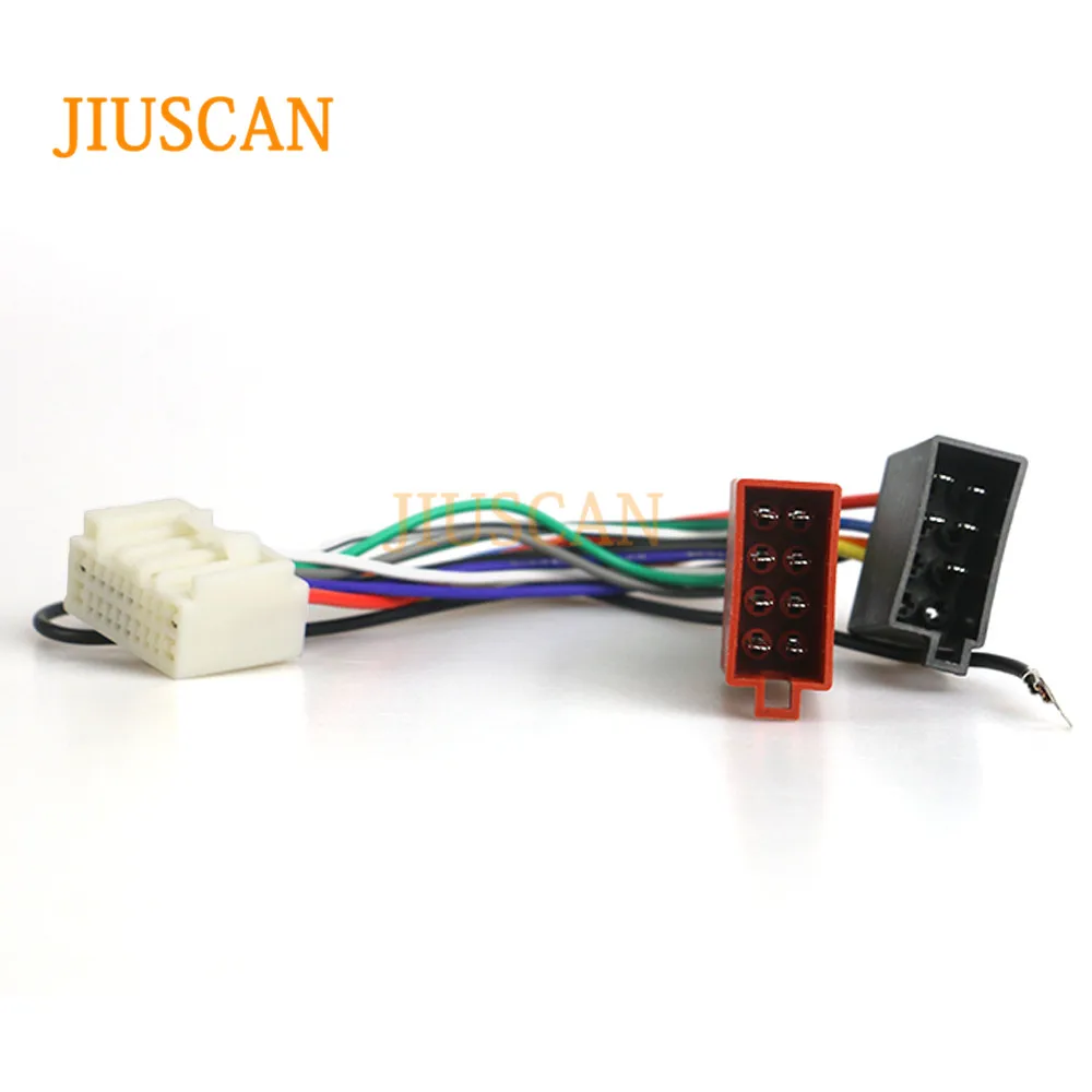 JIUSCAN 12-130 ISO радио адаптер для MITSUBISHI 2007+ жгут проводов разъем свинцовый ткацкий станок кабель штекер Адаптер стерео