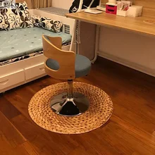Противоскользящий круглый коврик, современный ковер для гостиной, спальни, напольный ковер, рождественские украшения для дома