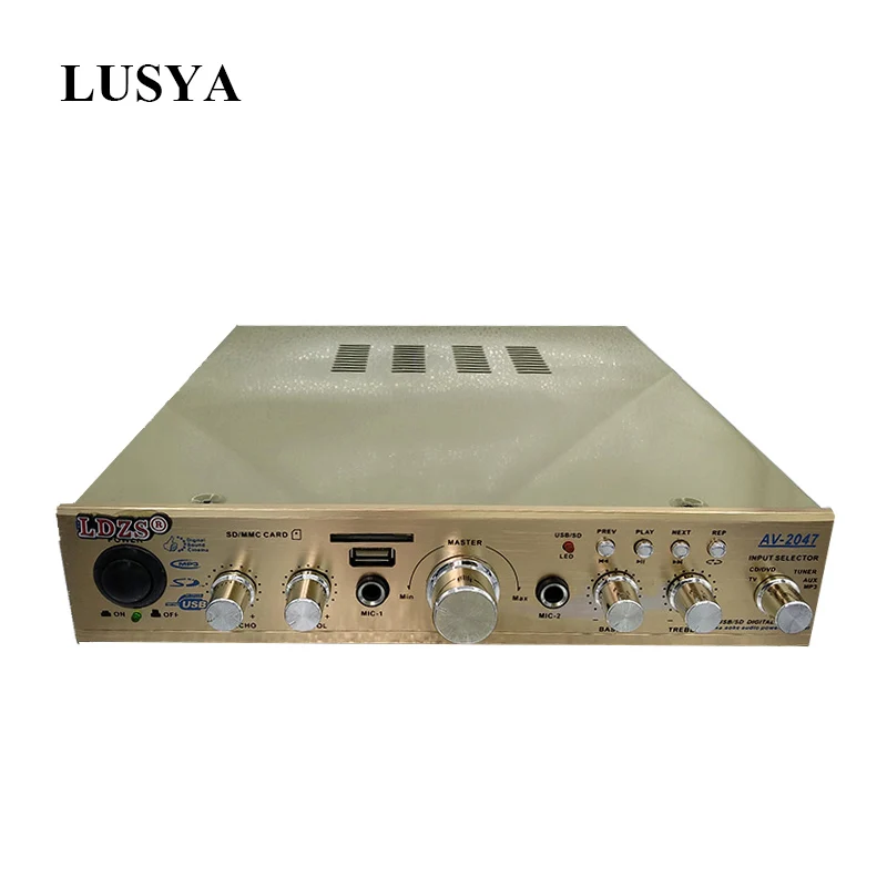 

Lusya HIFI 5.1Channel Bluetooth power amplifier 300W professional home Audio Amplifier 220V T0852