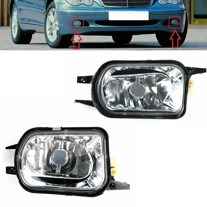 

Left Right Bumper Fog Light Driving Foglamp Without Bulb for Benz W203 C230 C240 C320 C350 W215 CL500 CL600 W209 CLK320 CLK500