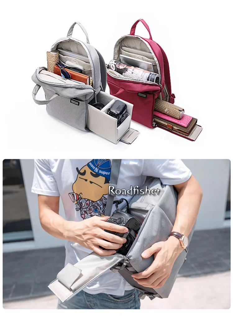 Casual camera backpack bag 15