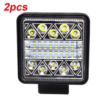 

Set Working Light 4 inch Square 6000K 102W 7800LM 9-36V Dustproof Trucks