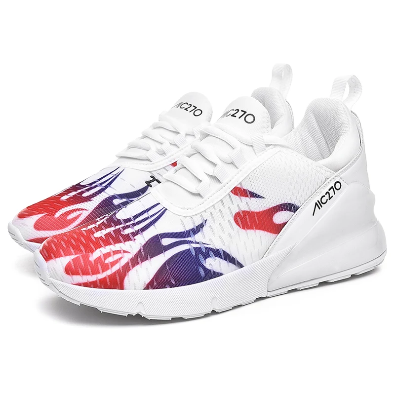 white red Badminton Shoes,Casual Shoes,Volleyball Shoes,Men Sneaker,Air Sole,Comfortable and Light,Size 39-44 - Цвет: white red