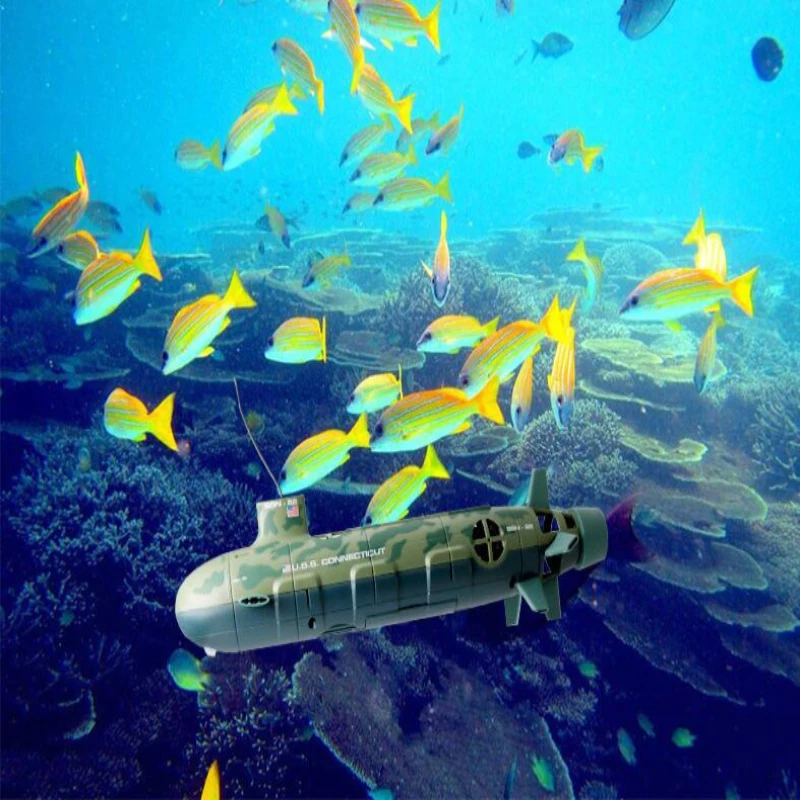 RC Submarine Simulation Submarine Remote Control RC Submarine 6CH Water-Cooled Children's Electric Toy Model Simulation Battleship