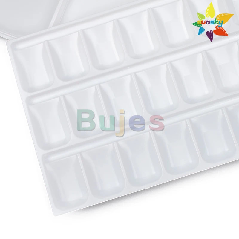MIJELLO Watercolor palette,bulletproof glass,both the upper and lower covers can be used as palette,Various specifications
