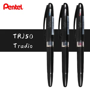 Японский канцелярский маркер Pentel TRJ50, 1 шт., художественный маркер с гибким наконечником, ручка для знака, графический дизайн, ручка для калиграфии