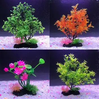 

Fish tank seaweed decoration simulation waterweed simulation lotus simulation tree flowers and water simulation plants