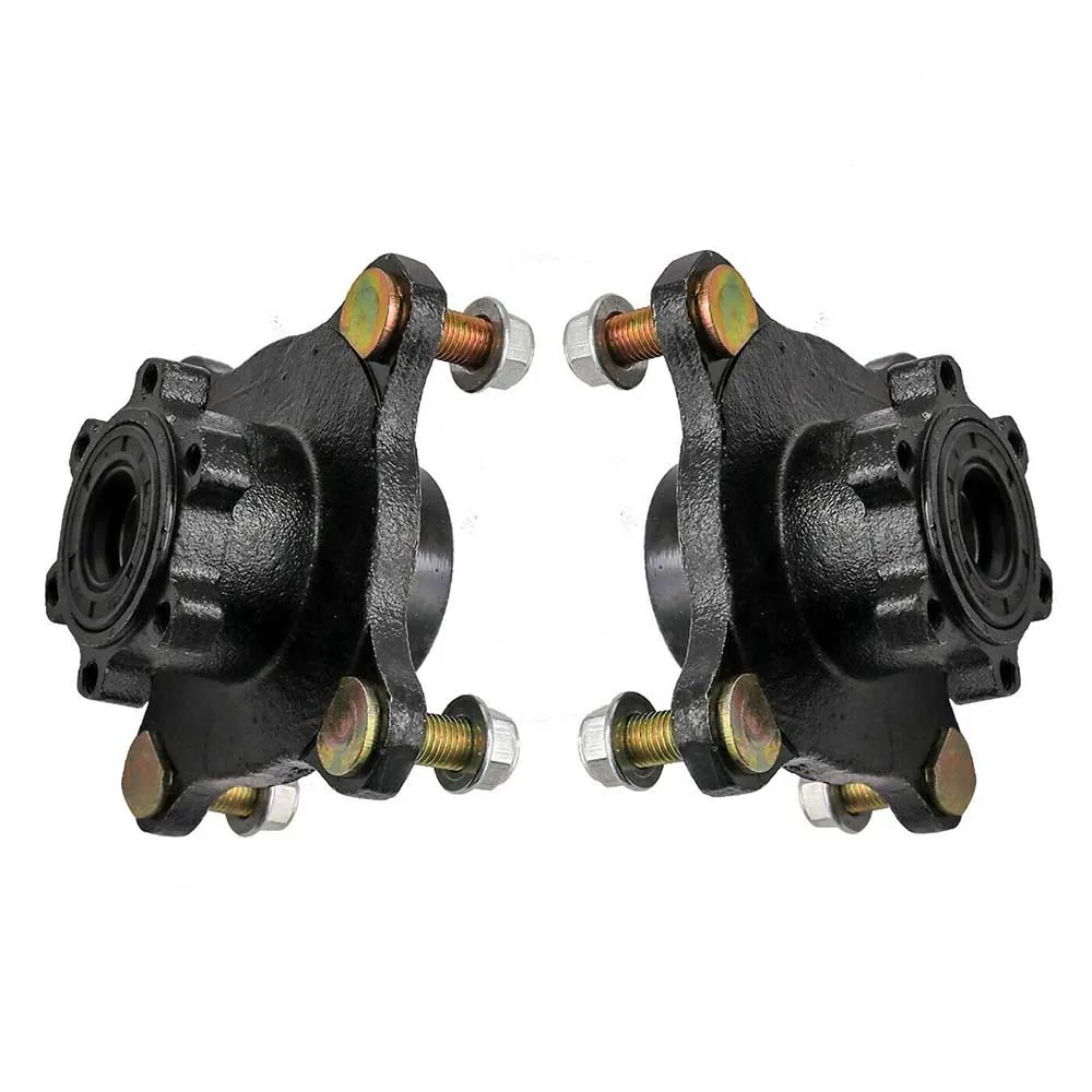 Pair 4 Stud Front Disc Brake Wheel Rim Hub Axle Kits Fit 110cc 125cc 150cc Go Kart ATV Wheeler | Автомобили и мотоциклы