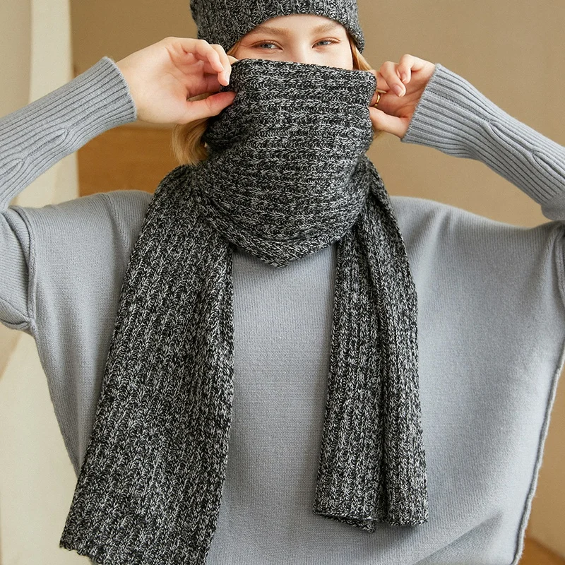 

Hot Sale Women Scarf 100% Cashmere Knitting Winter Warm 165*35cm Ladies Scarves Pure Pashmina Shawl