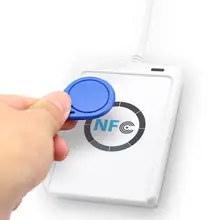 RFID смарт-карта Дубликатор с индикатором Дубликатор записываемый клон по USB S50 13,56 МГц ISO/IEC18092+ 5 шт M1 карты NFC ACR122U
