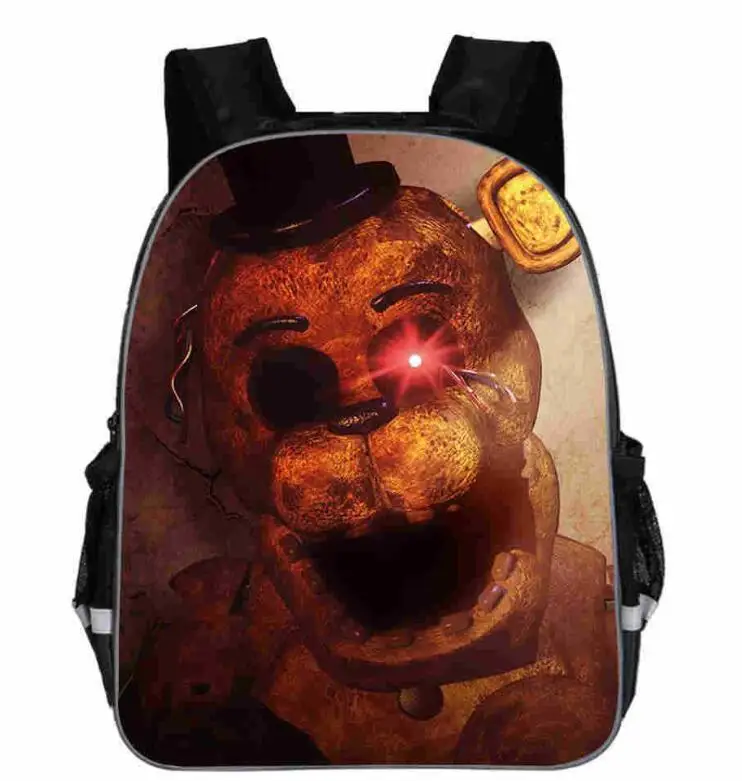 New Kids Five Nights At Freddys Backpacks Anime Fnaf Backpack Boys Girls School Bags Children Book Bag Mini Daily Backpack - Цвет: photo color
