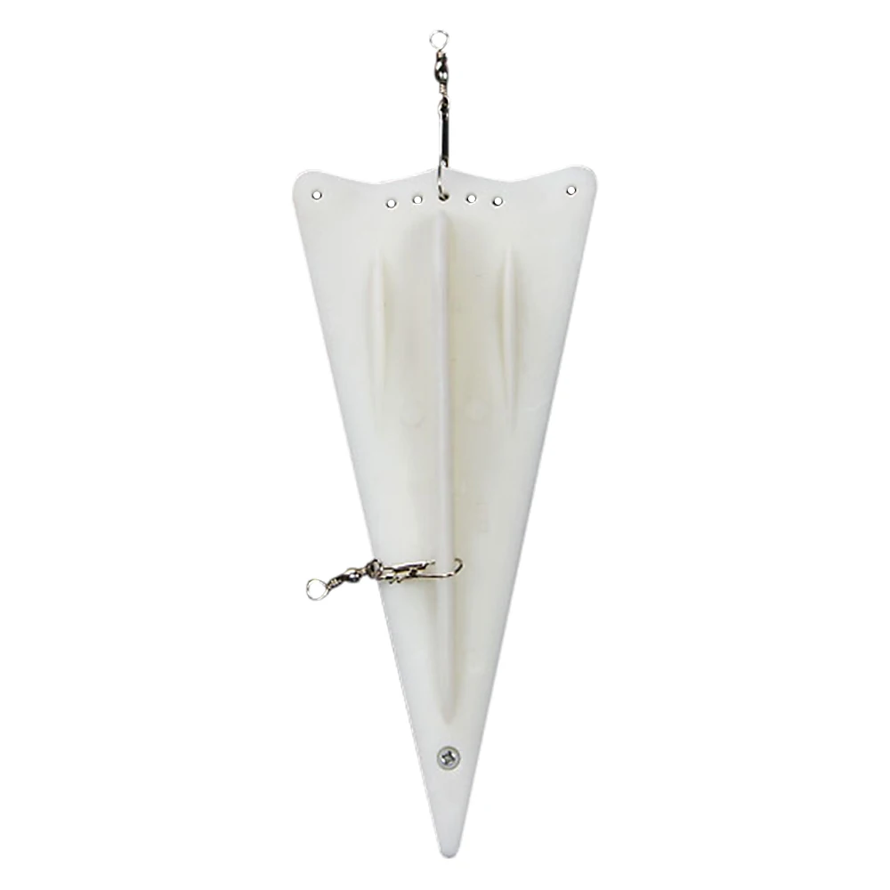 

Fishing Trolling Board Plastic Fishing Diving Board Lure with Weight Sinker Rotating Swivels Fishing Accessory