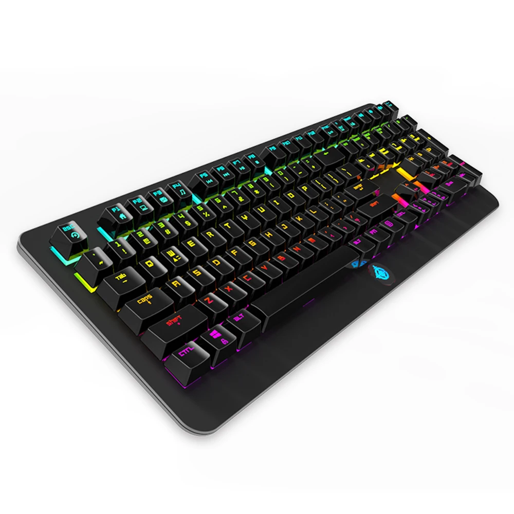 Magic Refiner MK9 тонкий дизайн Gmaing клавиатура Проводная RGB подсветка Механическая оптическая клавиатура Axis для ПК