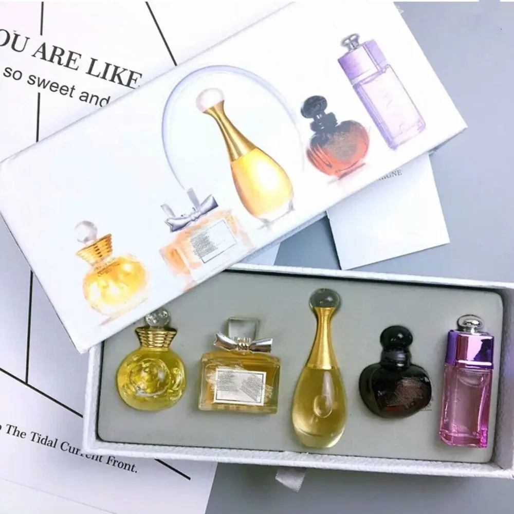 5Pcs Original Sample Perfume For Women Sexy Long Lasting Eau De Q Version Women Parfum With Beautiful Package 1Set Fragrances (2)
