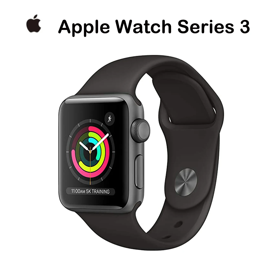 Apple Watch Series 3 Used  GPS 38MM/42MM Original 90% New  White and Black Aluminum Case Sport Band Smart watch