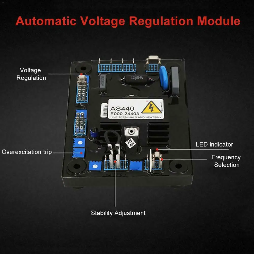 Для генераторной установки AVR AS440 автоматический модуль регулятора напряжения