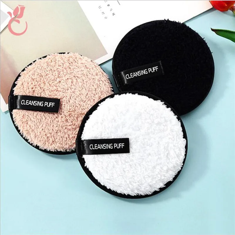 Eco-Friendly Reusable Makeup Remover Pads - Soft Cotton Microfiber Cleansing Sponges