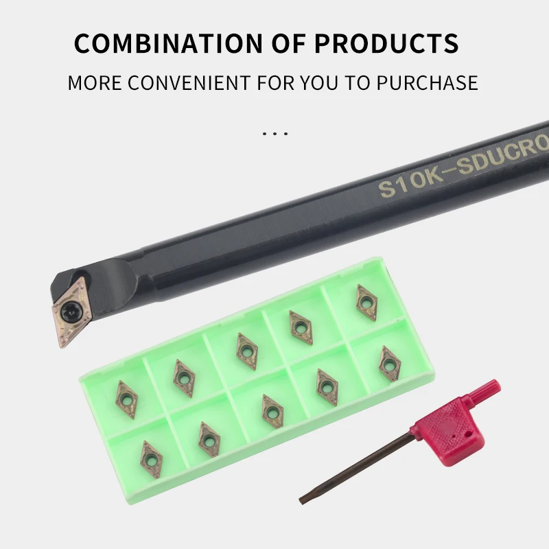 -SDUCR/L 내부 선삭 공구 홀더 S10K/S12M/S14N/S16Q/S20R-SDUCR 보링 바 DCMT 초경 인서트 선반 바 CNC 절삭 공구