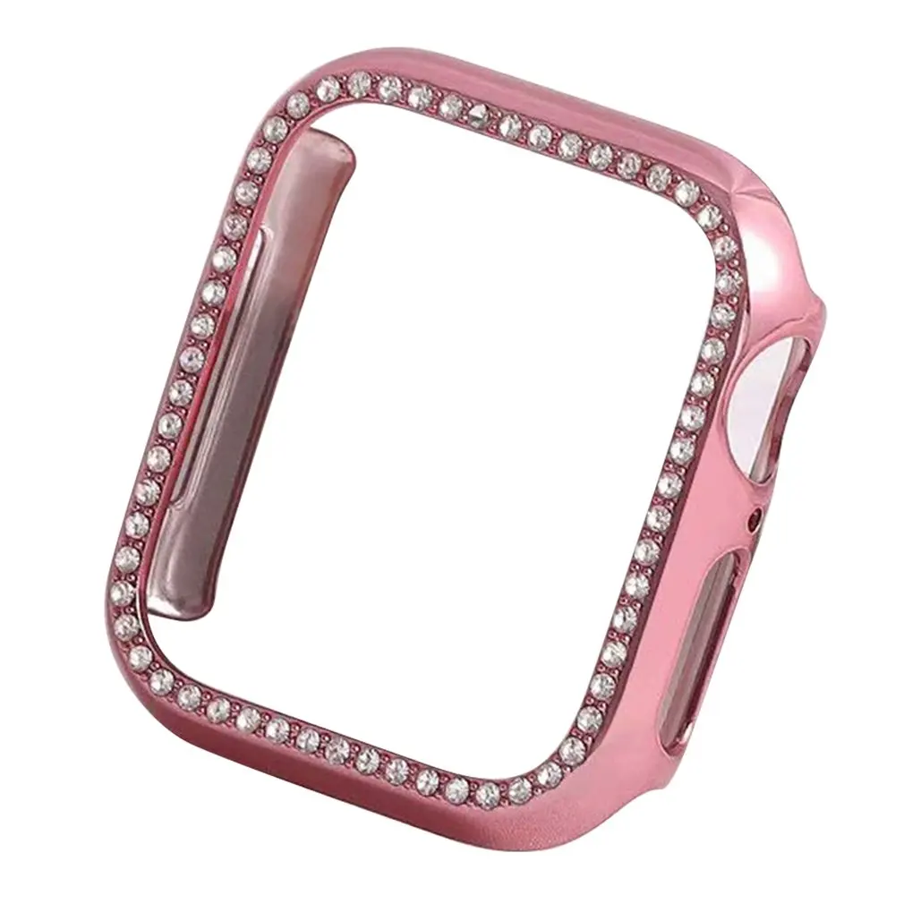 4 Для Apple Watch 4, 5 поколения, водостойкий, с бриллиантами, Улучшенный чехол для ПК 38, 42, 40, 44 мм, защитный чехол для умных часов - Цвет: 4