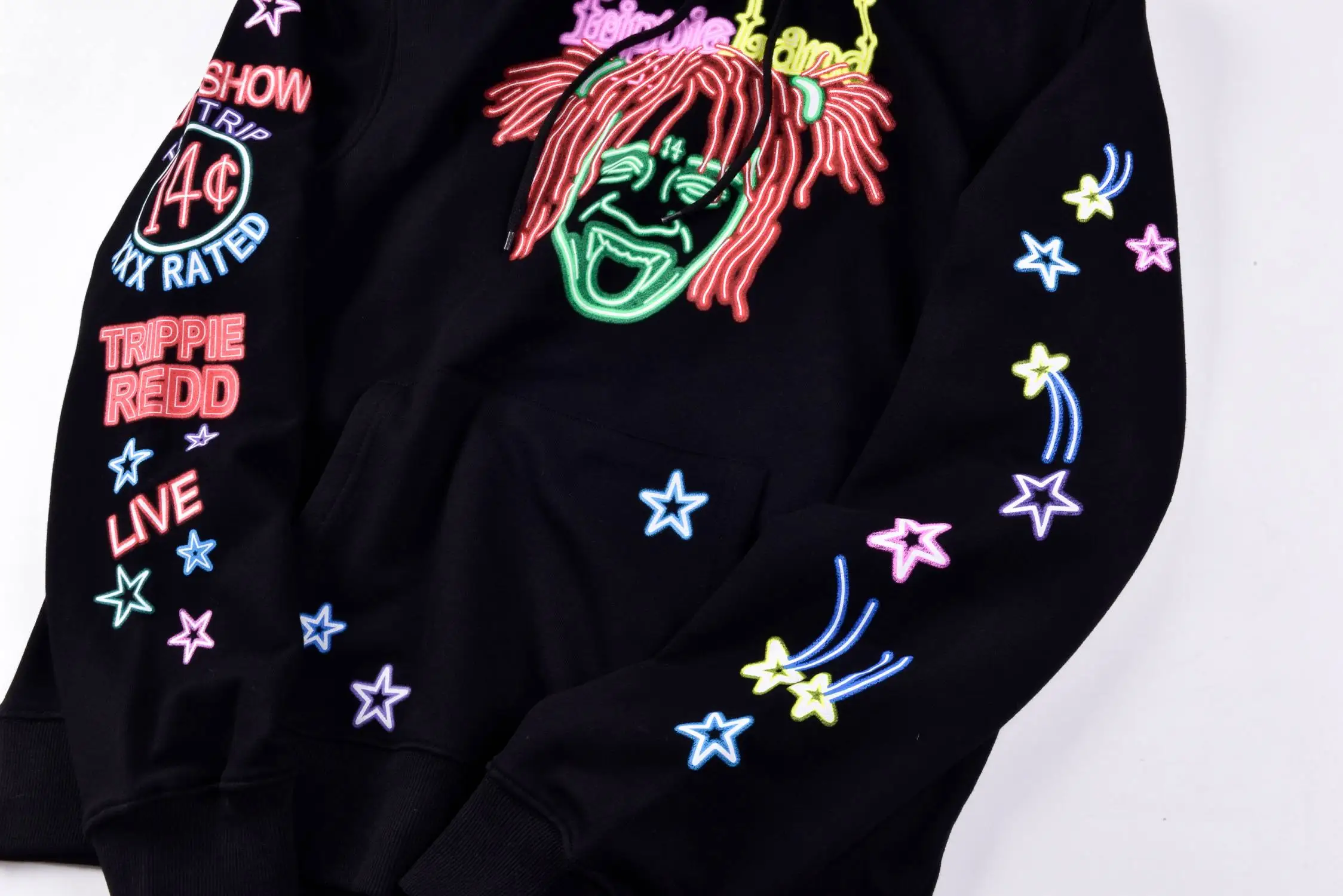 Толстовка Trippie Redd merch trippieland с забавными буквами и рисунками для девочек, уличная одежда для хип-хоптрип Redd merch trippieland, толстовка с капюшоном