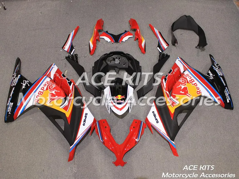 ACE наборы из углеродного волокна, переводная вода, печать частей для kawasaki NINJA250 NINJA300 2013 всех видов цвета No. FF02