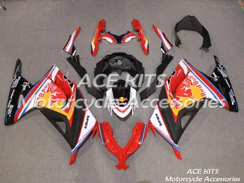 

ACE KITS carbon fiber Water transfer printing parts For kawasaki NINJA250 NINJA300 2013 2015 2017 All sorts of color No.FF02