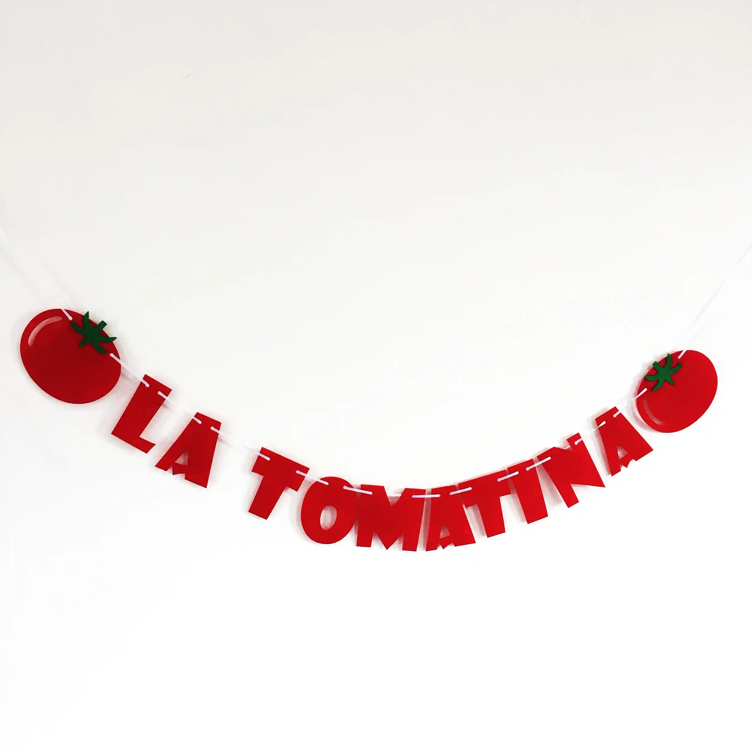 2 9m Length Non Woven La Tomatina Pull Flag Banner Tomato Pattern