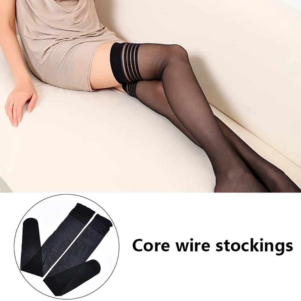 Женские прозрачные колготки черные прозрачные|thigh high stockings|high stockingssexy thigh |