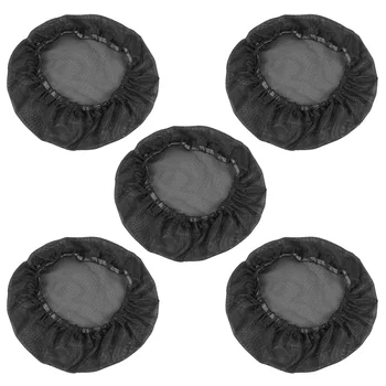 

5Pcs Mesh Hat Kitchen Oil-proof Hat Dust-proof Head Protector Useful Prevent Hair Loss Cap Breathable Hat for Home Daily Use (Bl