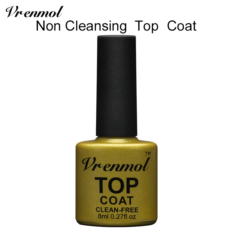 top coat Vrenmol Гель-лак для ногтей Опаловый Желейный гель полупрозрачный лак прозрачный молочно-белый цвет дизайн ногтей Маникюр УФ-гель Полупостоянный лак - Цвет: top coat