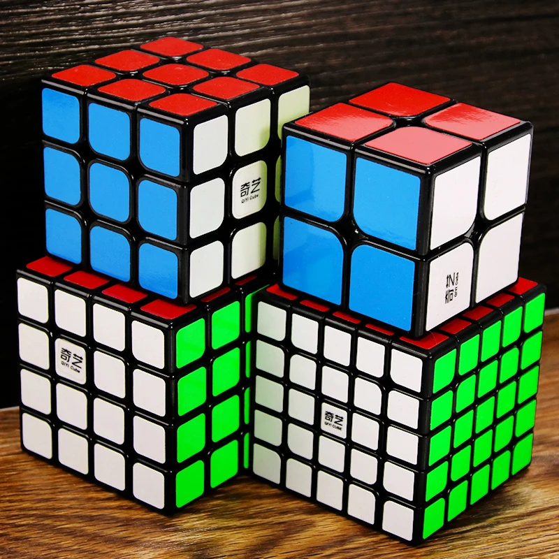 Qiyi 2x2 3x3 4x4 5x5 волшебный куб Cubo Magico Professional Puzzle Warrior W 2x2x2 3x3x3 4x4 speed Cube Stickerless Game куб, игрушка