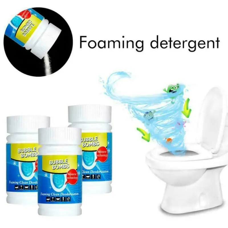 

Fast Foaming Toilet Cleaner Magic Bubble Bombs Toilet Washing Machine Powerful Sink Floor Tile Home Cleaning Supplies