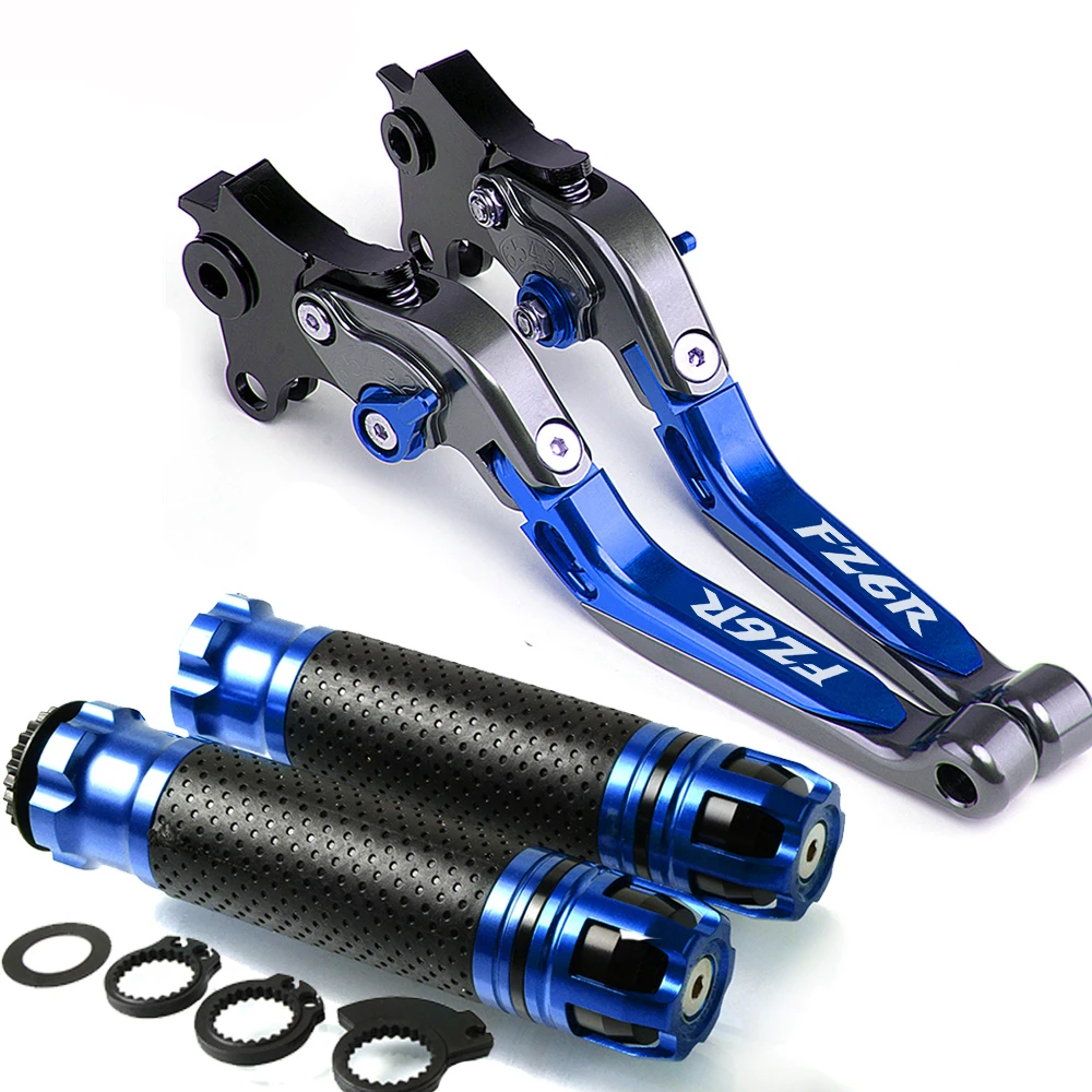 Для Yamaha FZ6R 2004 2005 2006 2007 208 2009 2010 FZ-6R логотип рукоять тормоза мотоцикла с ЧПУ регулируемый тормозной рычаг сцепления руль