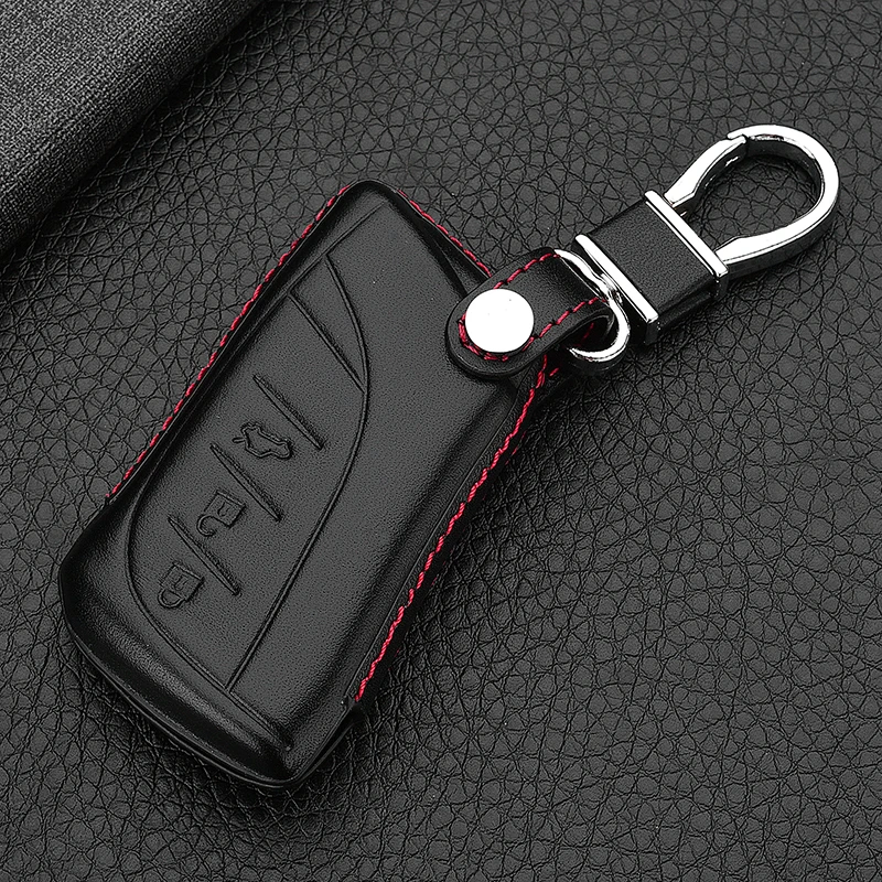 4D чехол для ключей из натуральной кожи с карманом для Lexus ES300h ES350 ES200 ES260 LS350 LS500h брелок для автостайлинга