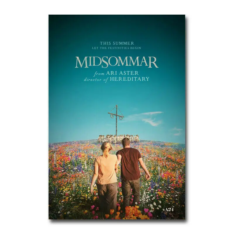 Midsommar из фильма ужасов Ari Астра ужас FilmSilk тканевый плакат Арт Спальня украшения |