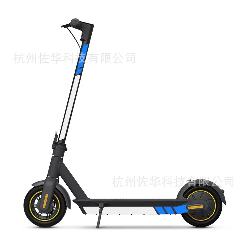 blue blue silver Новые водонепроницаемые ПВХ светоотражающие наклейки для Ninebot MAX G30 электрический скутер безопасные надежные и практичные защитные наклейки Горячая Распродажа - Цвет: blue blue silver