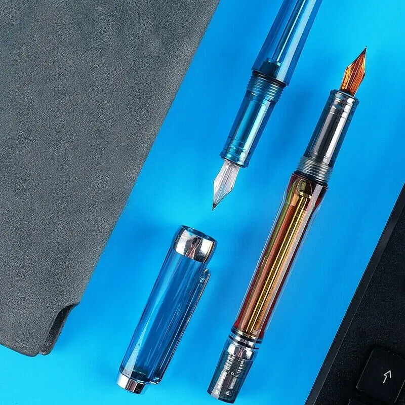 Полупрозрачная ручка перьевая Wing Sung 3013 EF/F/чернильная ручка|nib pen|extra finefountain nib |