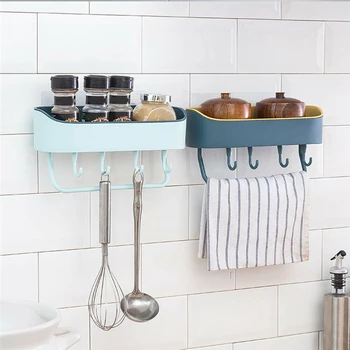 

Bathroom Shower Gel Shampoo Holder Shelf Adhesive Storage Rack Organizer Home Decoration Accessories Floating Shelf
