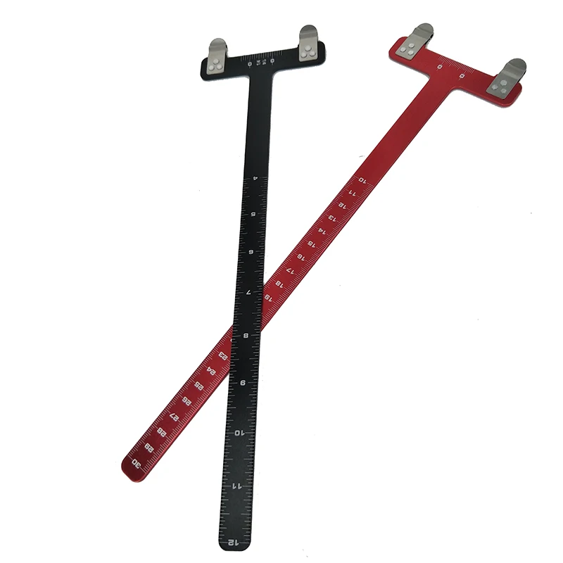 

1 Pcs Hunting Bow And Arrow Archery Accessories T Square Ruler Steel Compound Bow Sports Arrow Tools Hunting Arrow T Ruler
