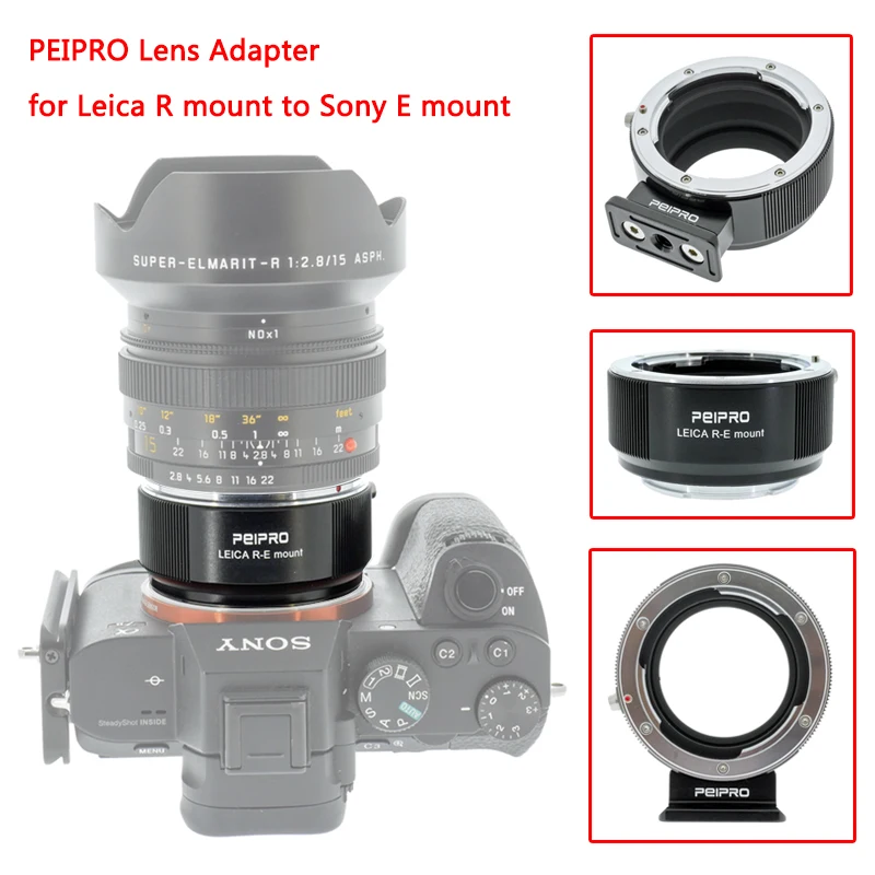 PEIPRO LR-E переходное кольцо объектива для Leica R к sony E крепление объектива камеры для NEX7 NEX6 NEX3 A7 A9 A7S2 A7R2 A7R A7II A5000 A6000