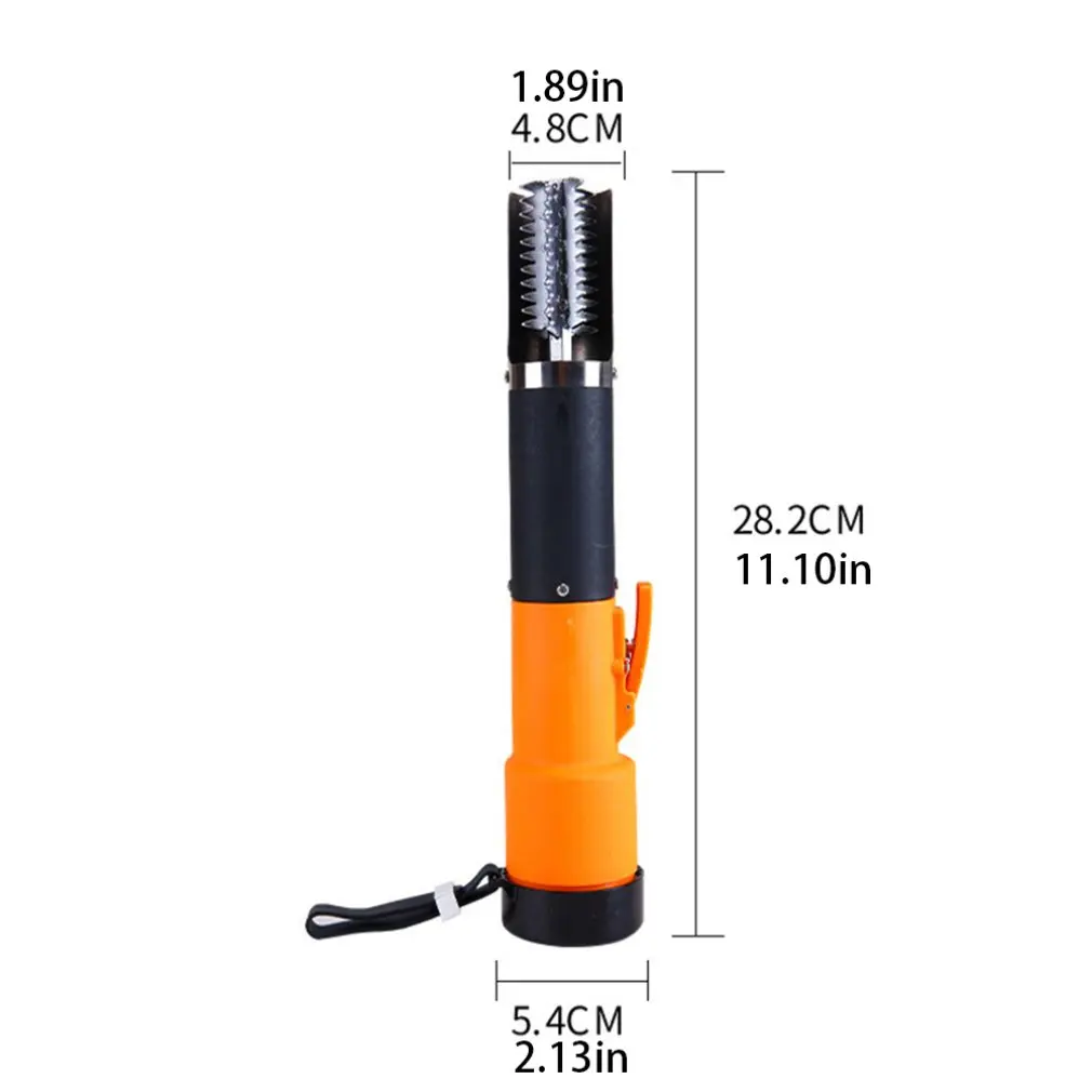 Kill Fish Artifact Electric Scraping Scales Home Automatic Fish Scale Planing Canteen Fish Field Light Fishing Scale Tool