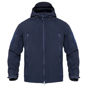 

Waterproof Army Tactical Jacket Men Camouflage Military Jacket Softshell Windbreaker Winter Hooded Coat Hunt Clothes