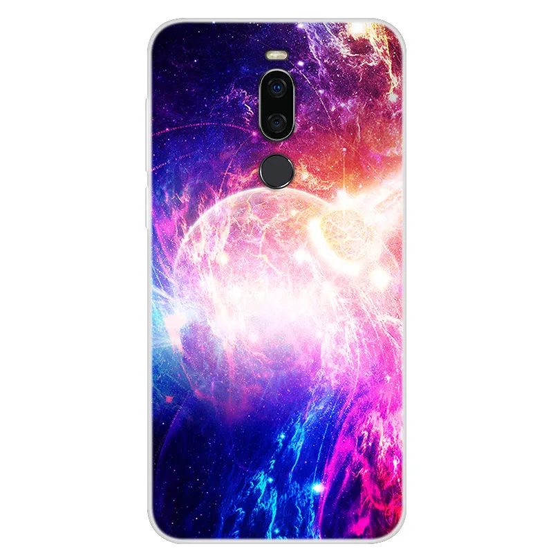 Silicone Case For Meizu X8 Phone Case Soft Space Art Print Back Cover For Meizu X 8 8X MeizuX8 Clear bumper Cases For Meizu X8 best meizu phone cases Cases For Meizu