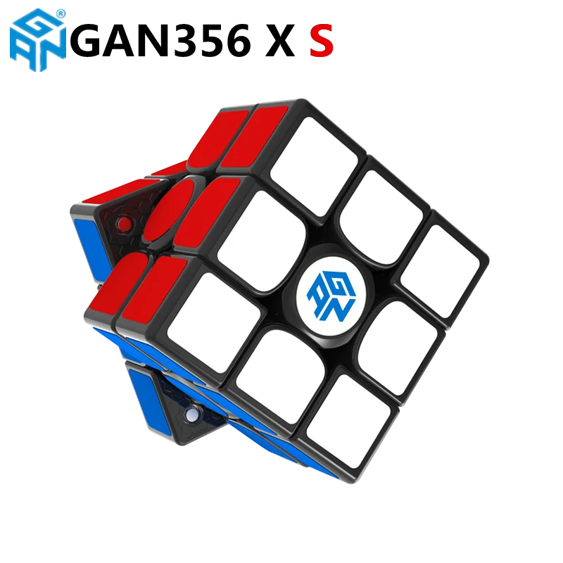 GAN356 X S Magnetic Speed Cube 3x3x3 Professional Magnets Magic Puzzle Cubes GAN356X - Цвет: gan356 x s black
