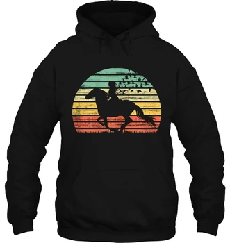 

Girl Horse Riding Ranch Vintage Cowgirl Version2 Women Streetwear men women Hoodies Sweatshirts