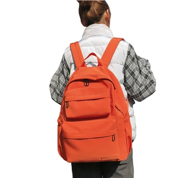 

New waterproof nylon women backpack Japan style Solid Backpacks Mochila Feminina Mujer Travel bag Teenage Girls Schoolbag