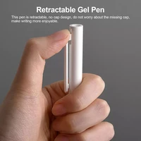 Original Xiaomi Pen Mi Gel Pen Writing Smooth Light Grip Mijia Press the Core 0.5mm Replacement Blue Black Red Refills 2